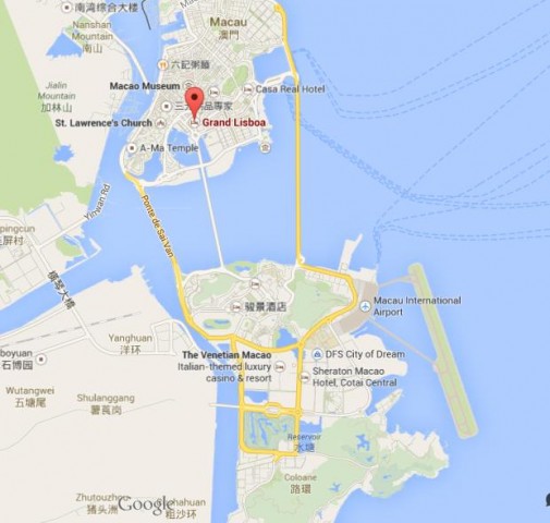 Macau mapa 206757